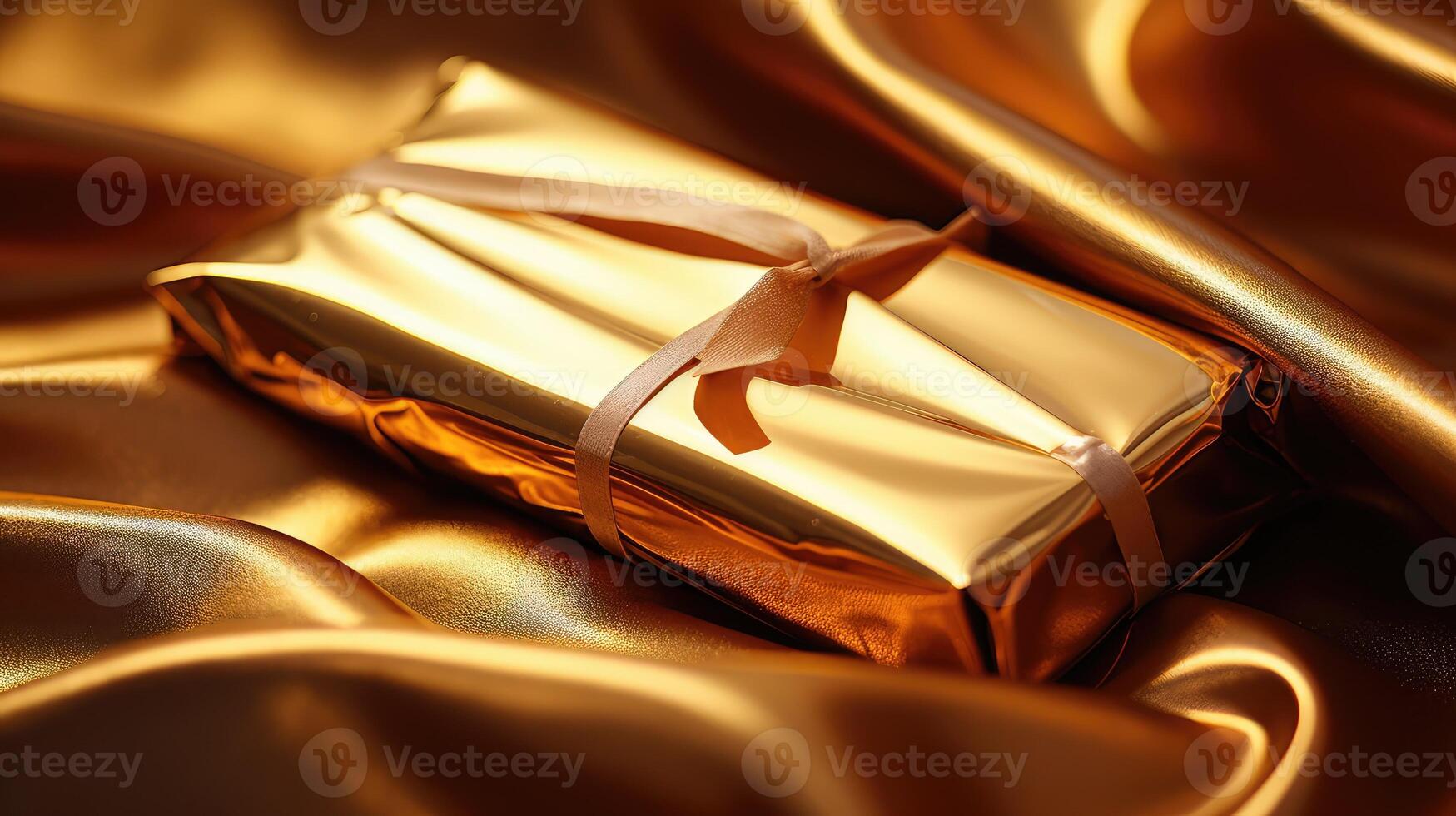 chocolate gold wrapping photo