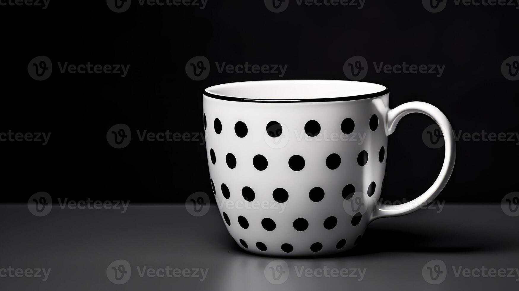 charming black and white dots photo