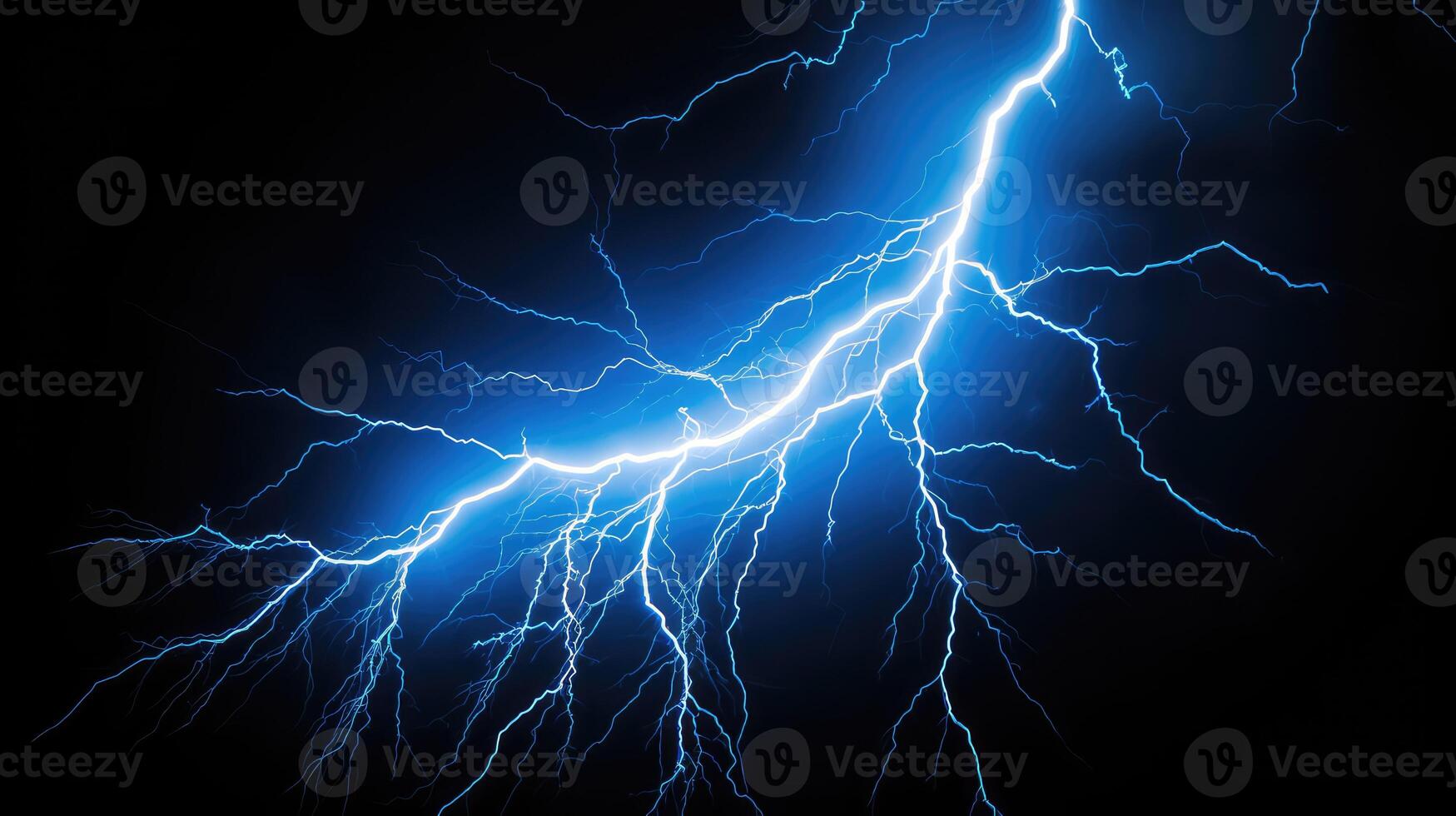 up lightning bolt blue photo