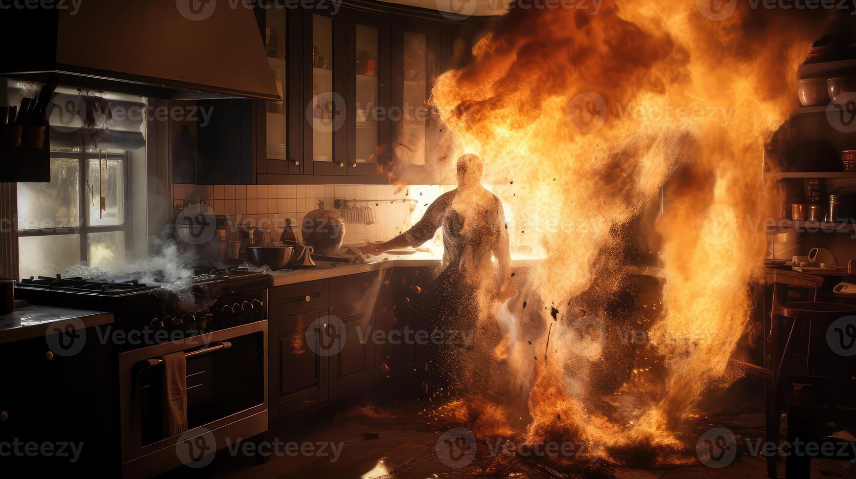 extinguisher kitchen fire photo