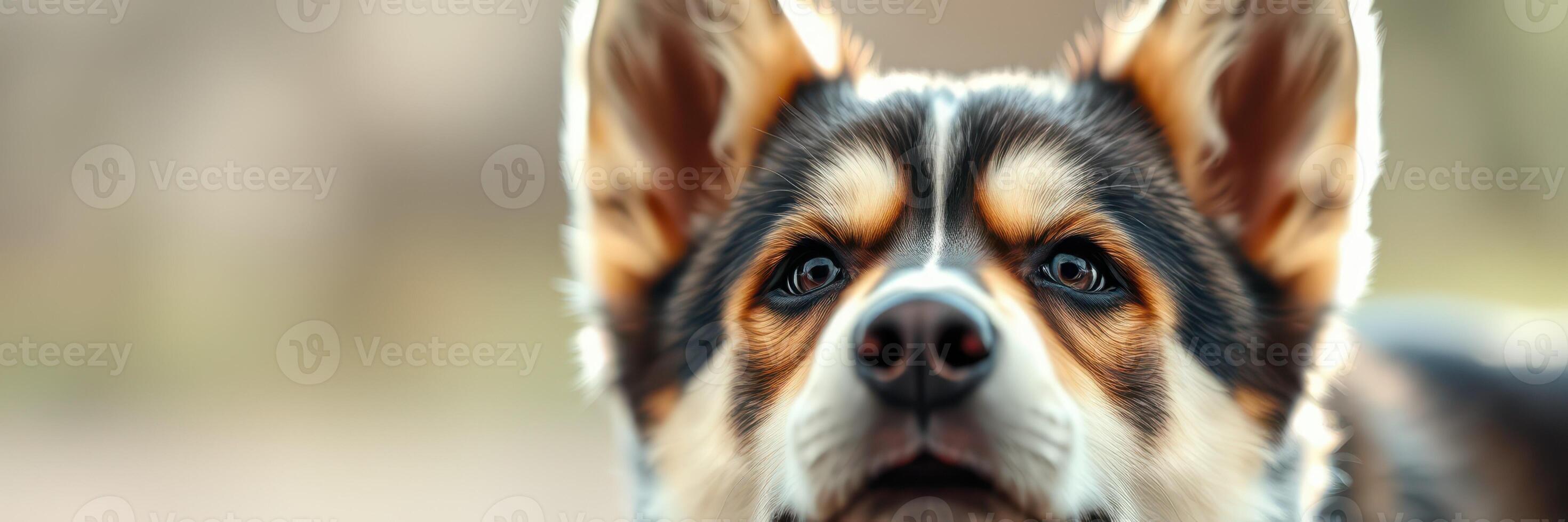 Corgi plays in the park on a sunny day, showcasing its playful nature and cheerful demeanor while enjoying outdoor activities photo