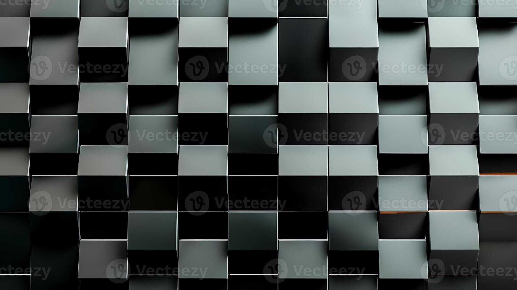 A black and white image of a wall with squares photo