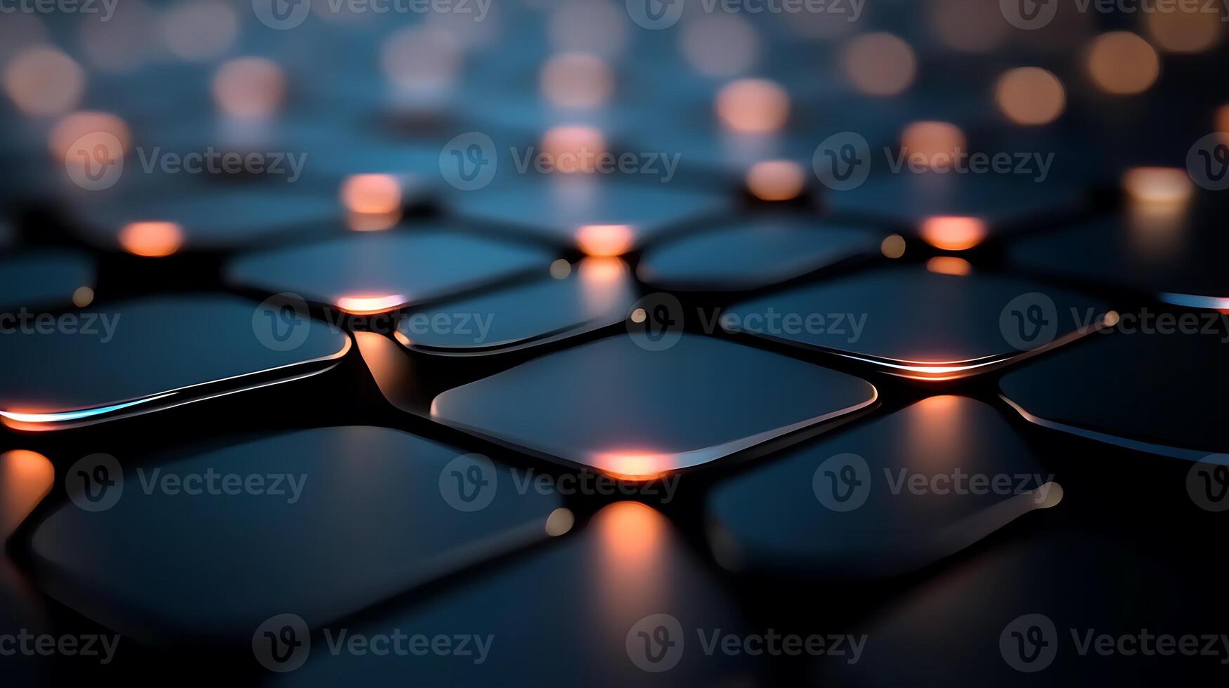 Abstract background with glowing lights photo