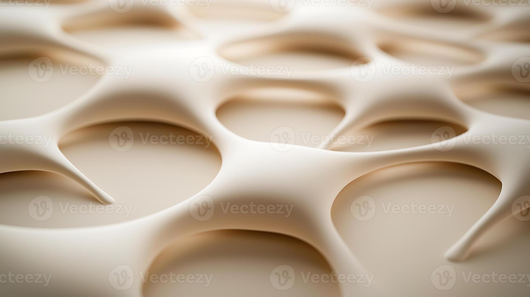 A close up of a white surface with many holes photo