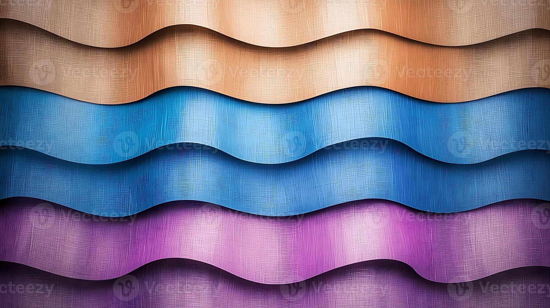 Colorful waves background with different colors photo