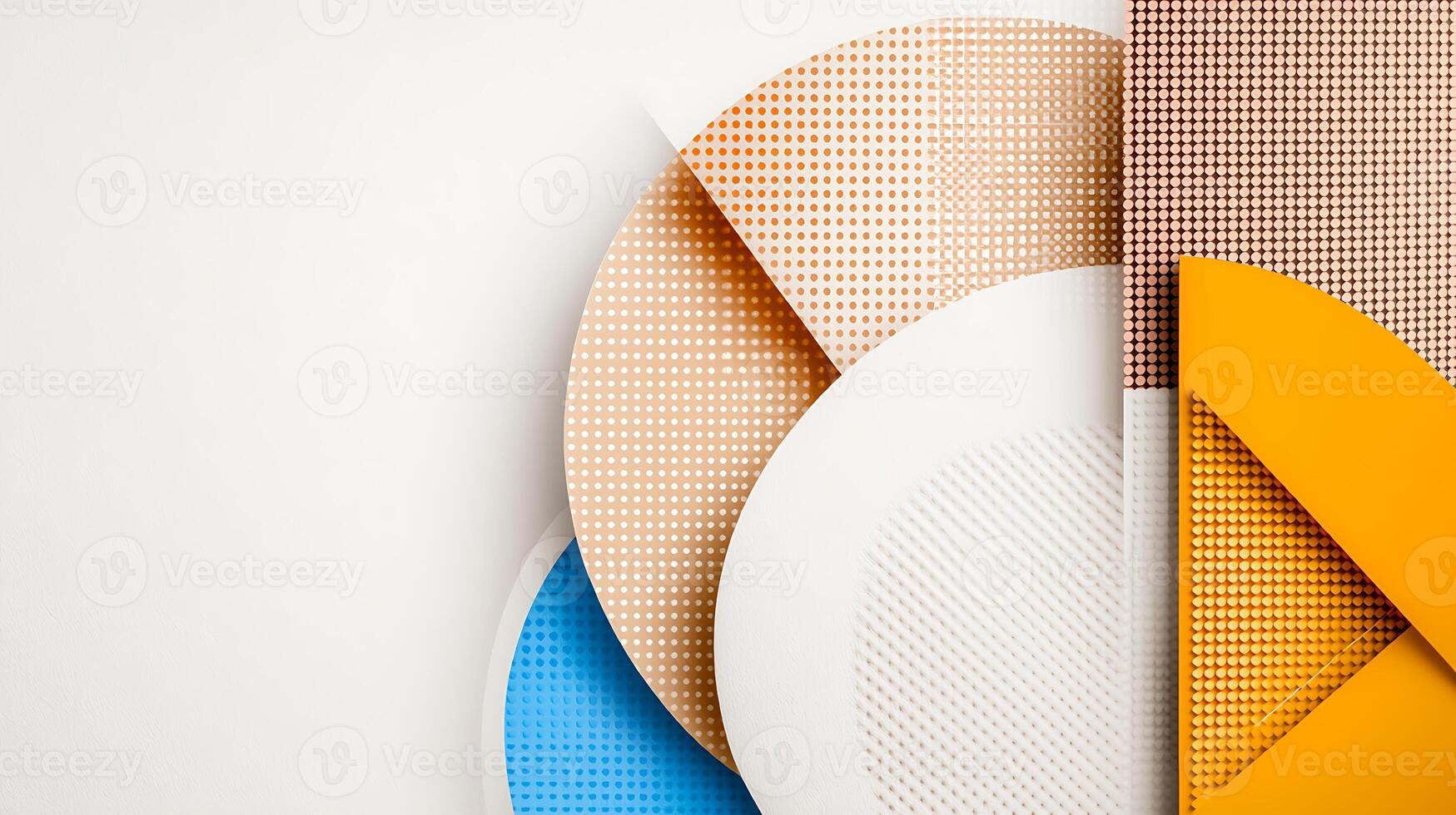 A colorful abstract background with different shapes photo