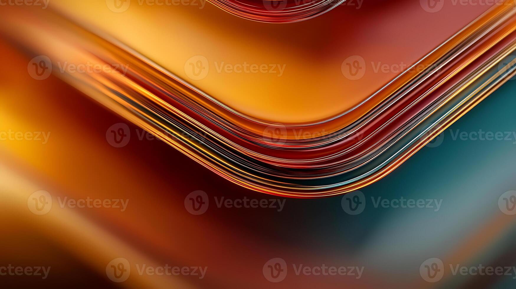 Abstract colorful background with a curved edge photo