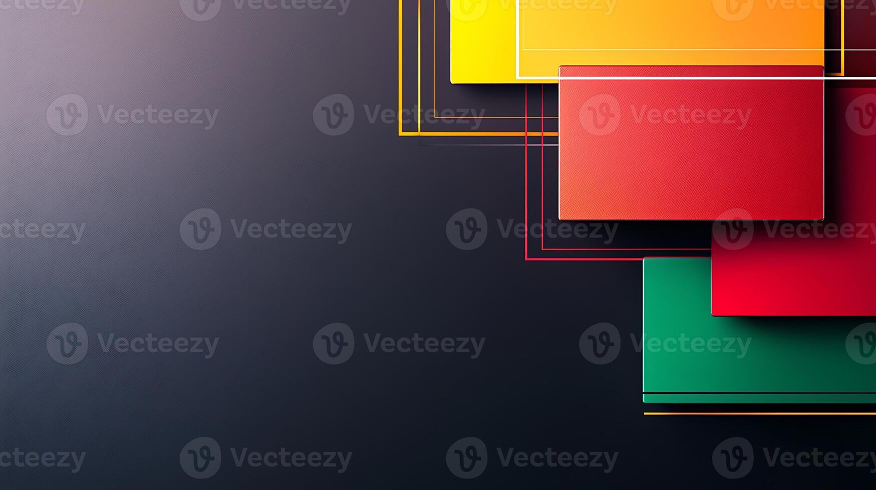Colorful abstract background with squares and lines photo