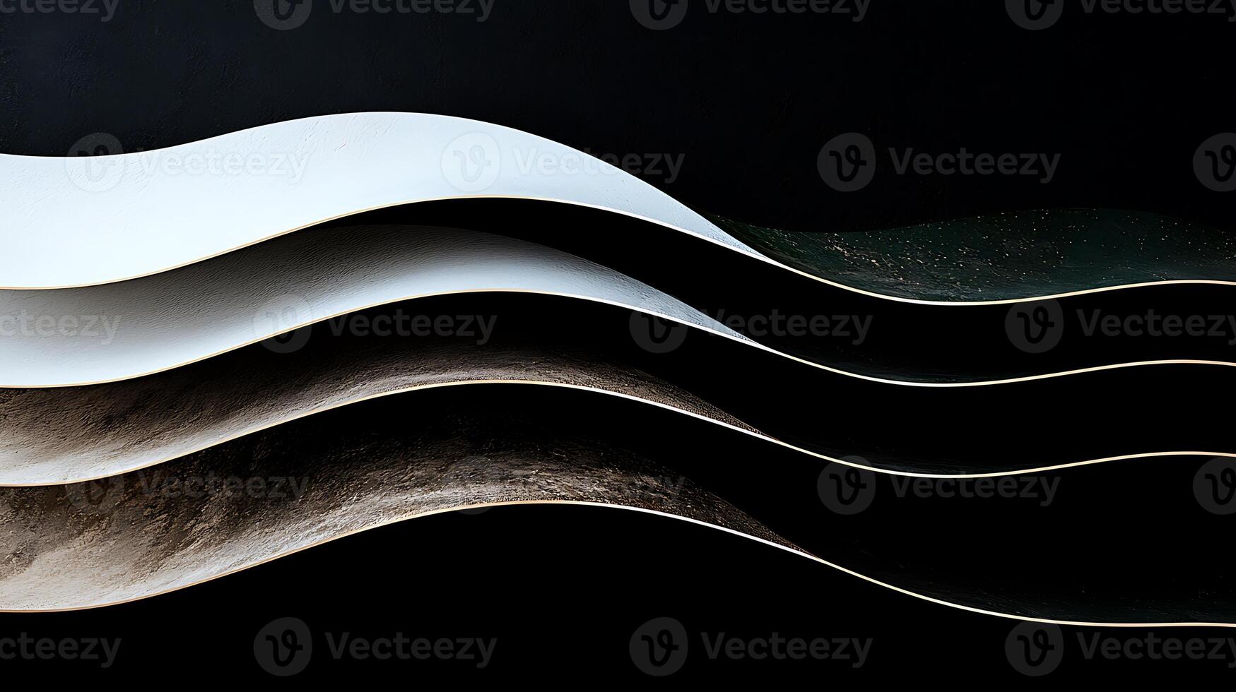 A group of four surfboards with different colors photo