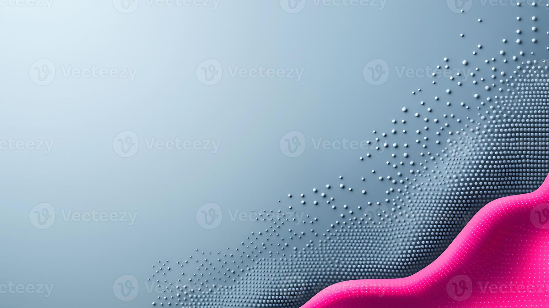 Abstract background with pink and blue waves photo