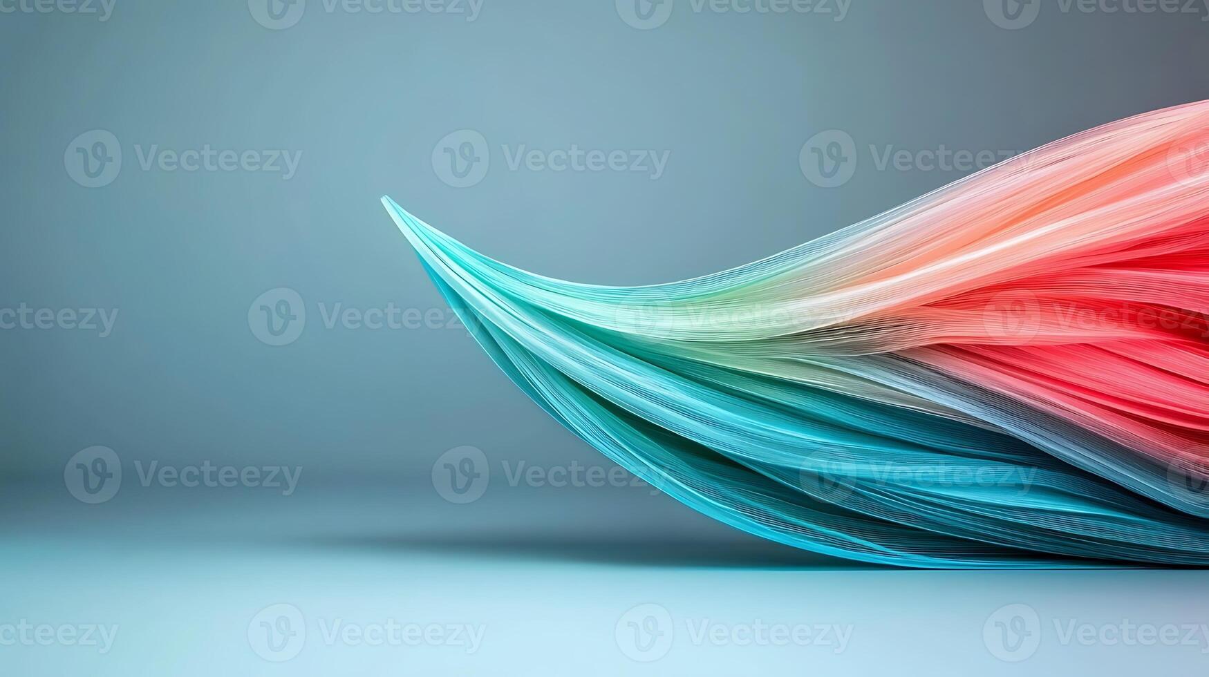 Abstract background with colorful waves photo