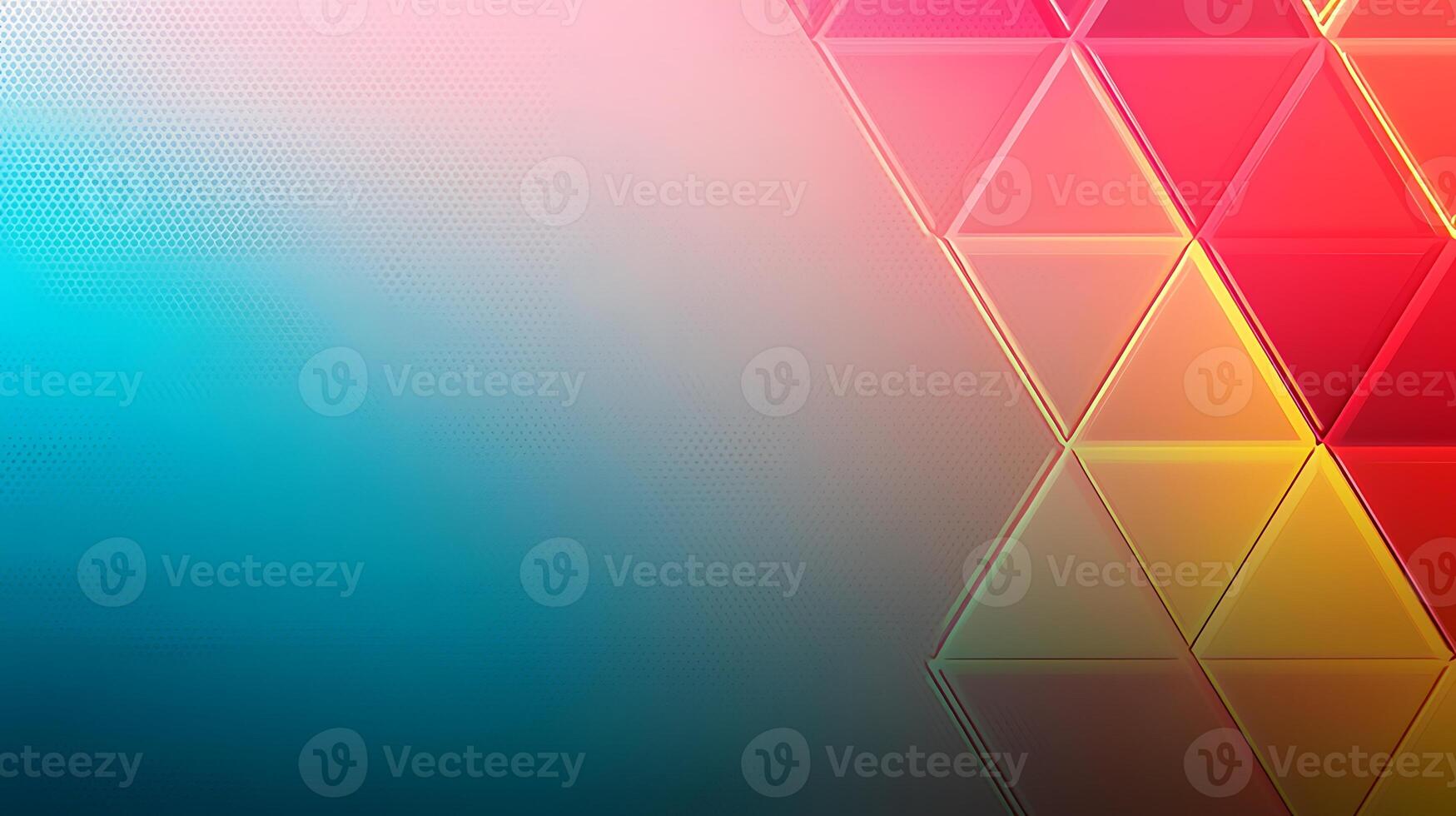 Abstract background with colorful triangles photo