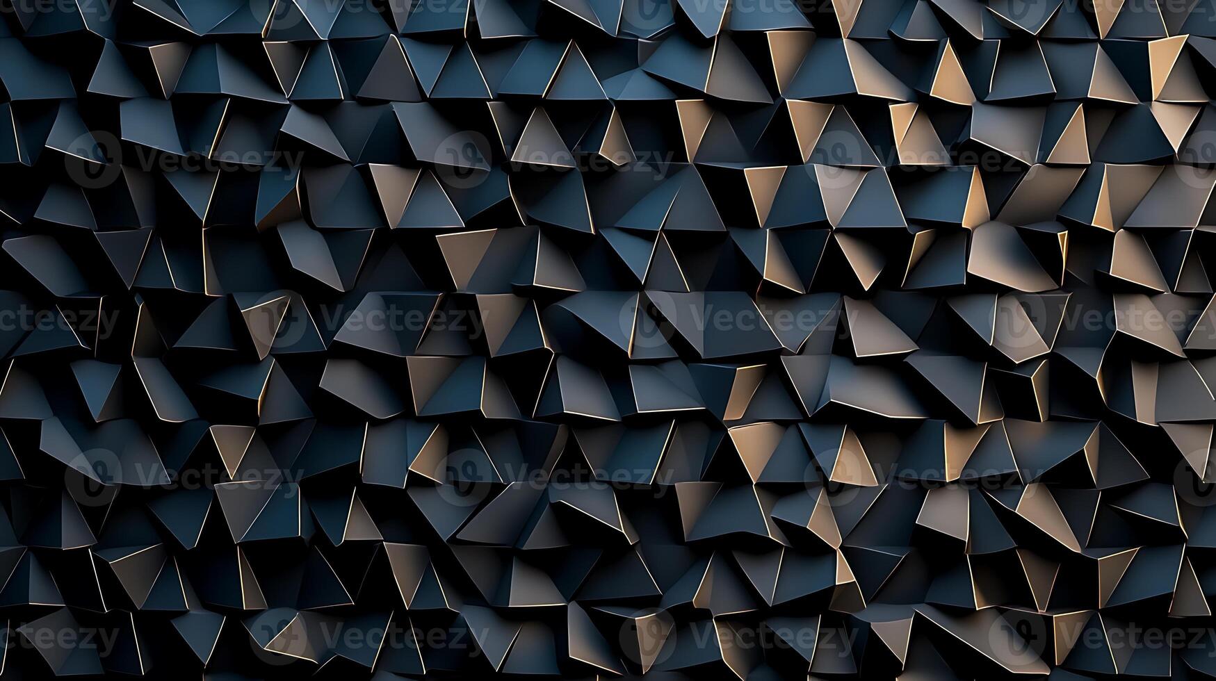 3d rendering of a black and white background with triangular shapes photo