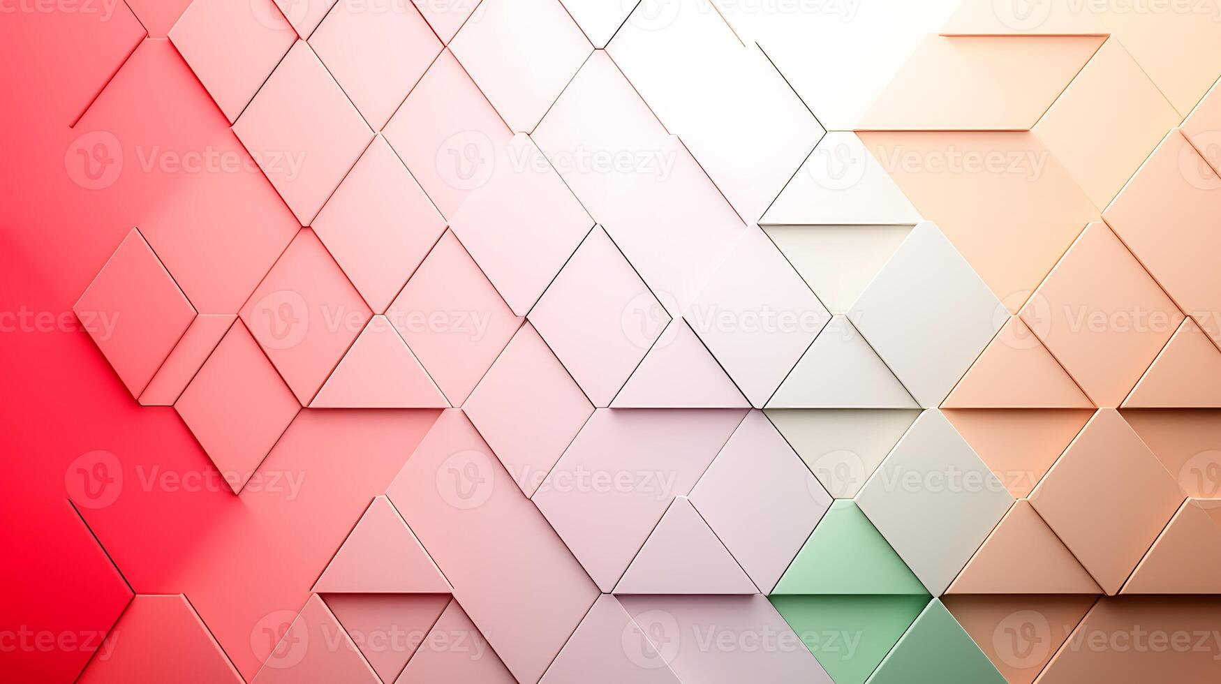 Abstract background with triangles and squares photo