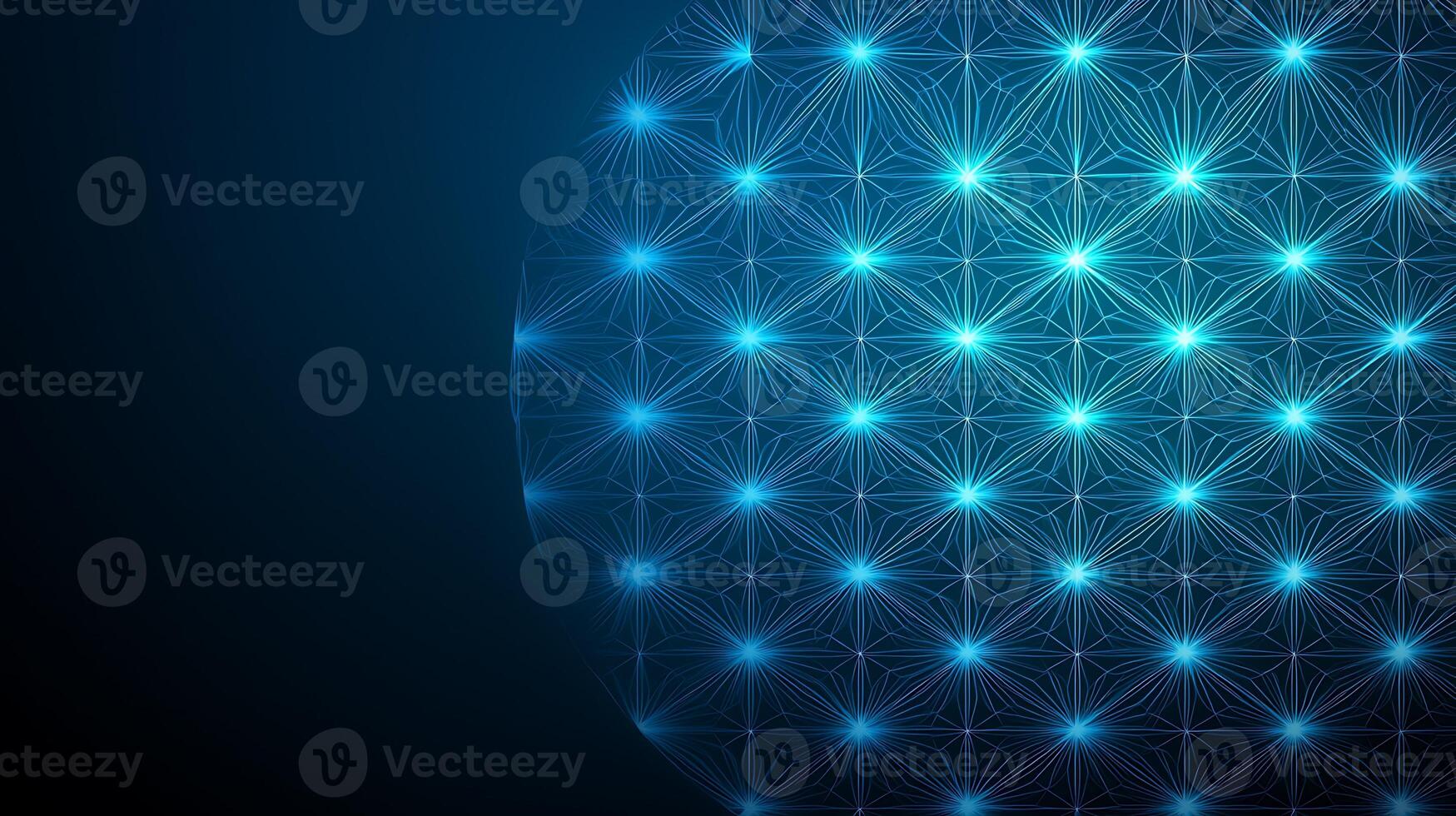 Abstract background with glowing blue lines photo