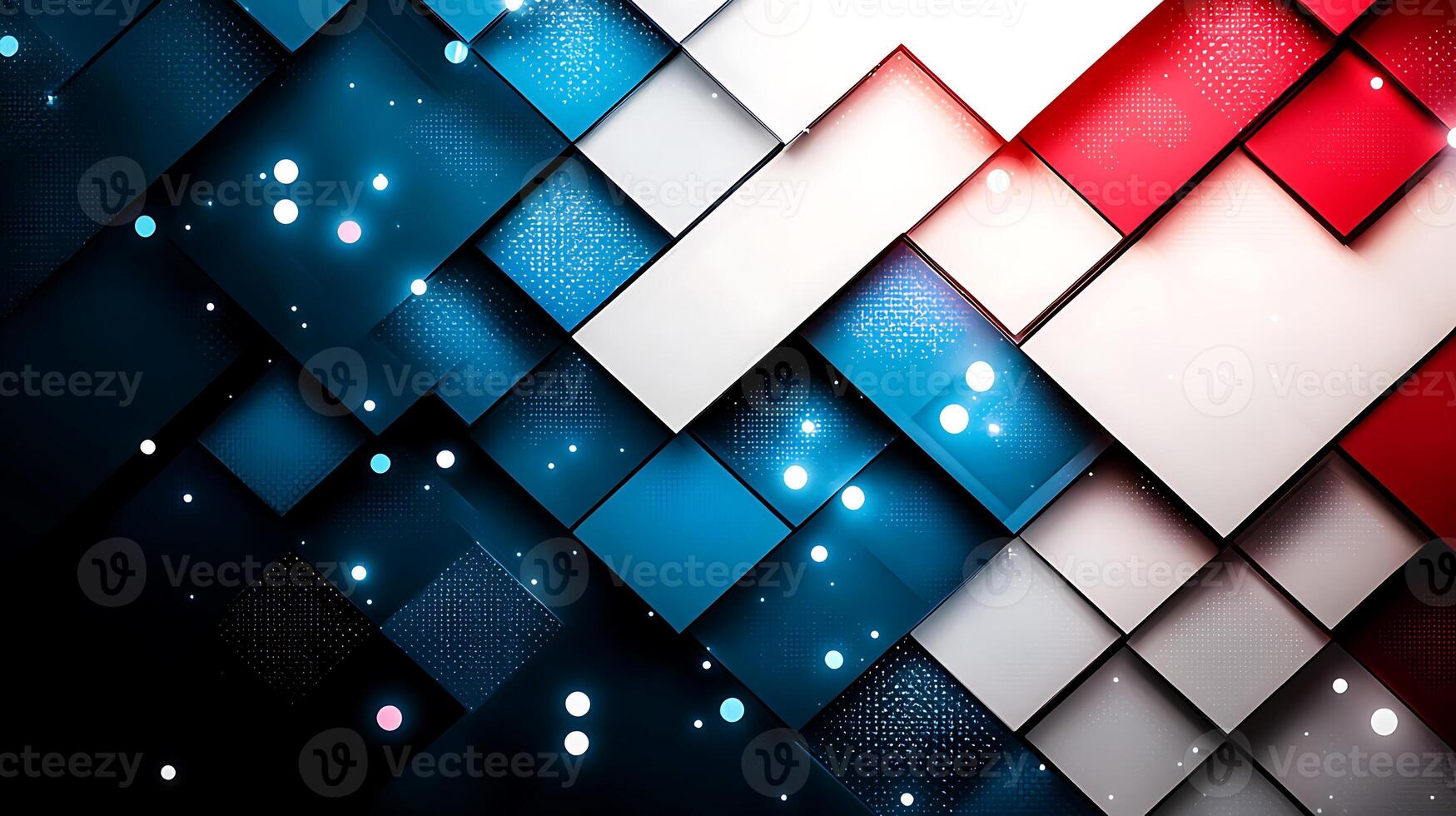 Red white and blue abstract background photo