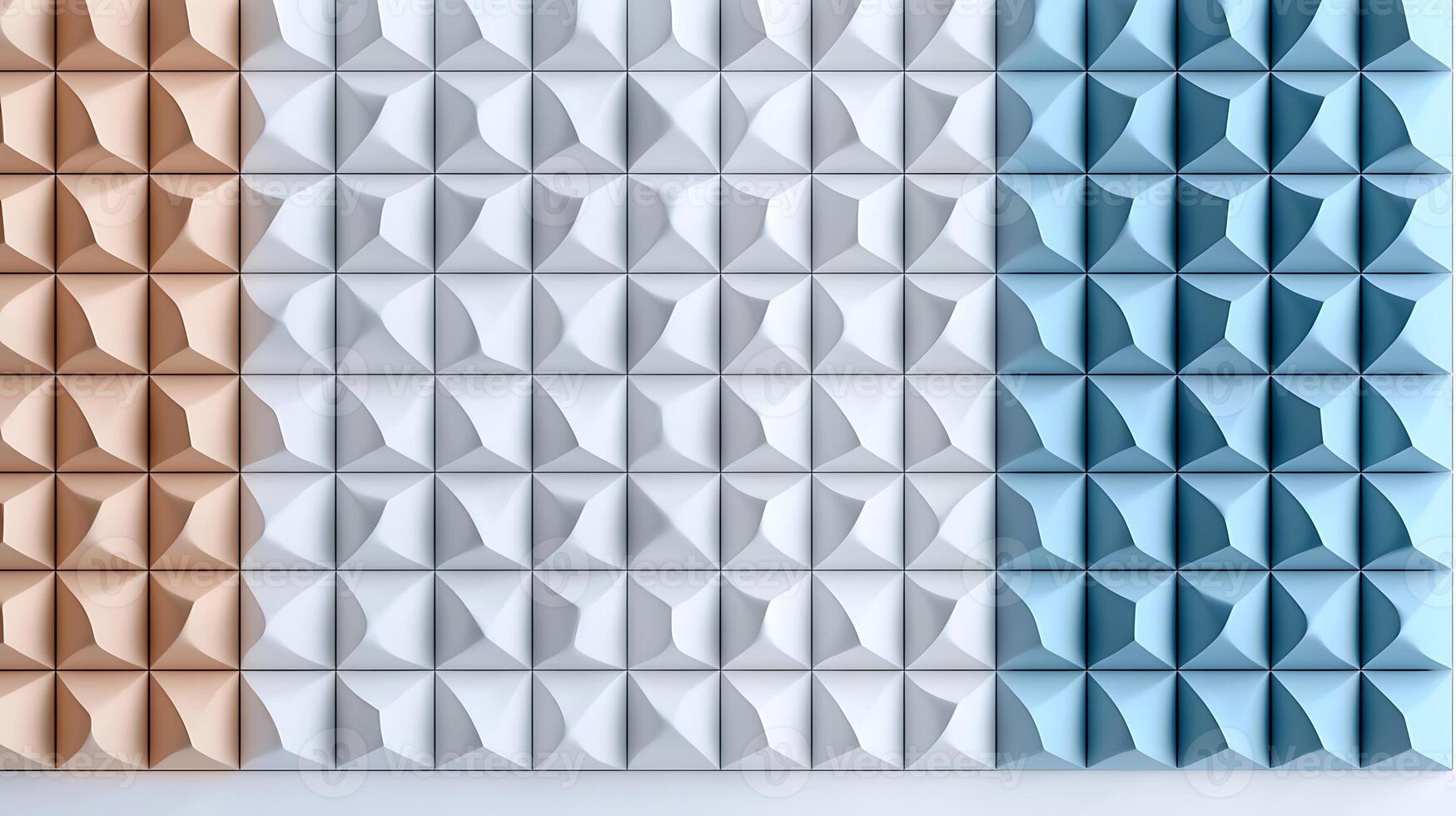 A wall made of paper with different colors photo