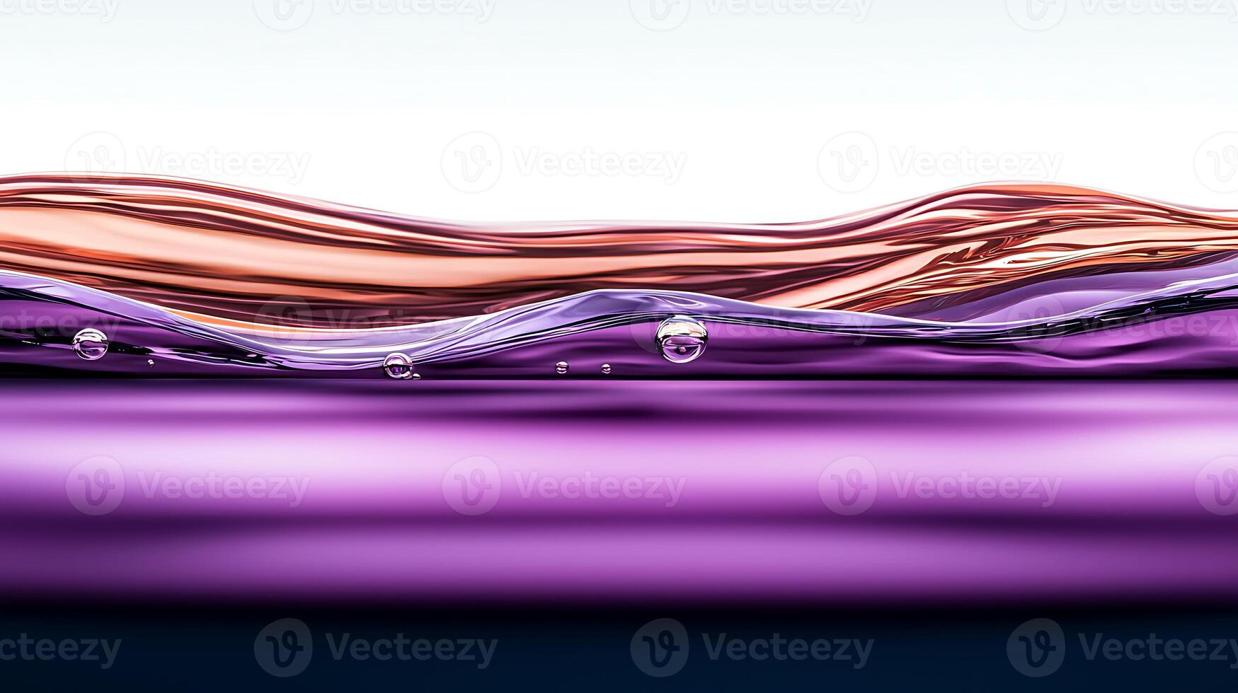 A purple wave with water droplets on it photo
