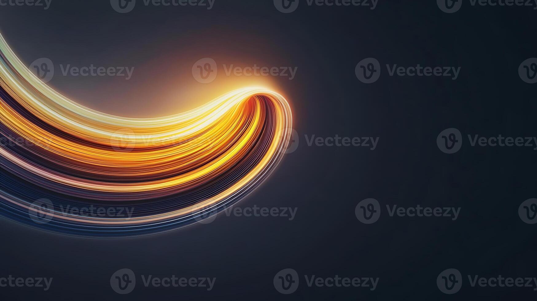 An abstract image of a curved line photo