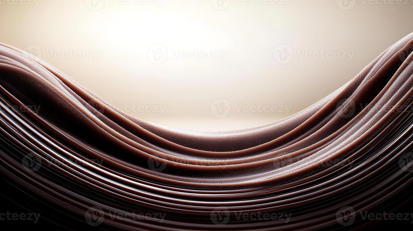 A wavy, dark brown background with a light shining through it photo