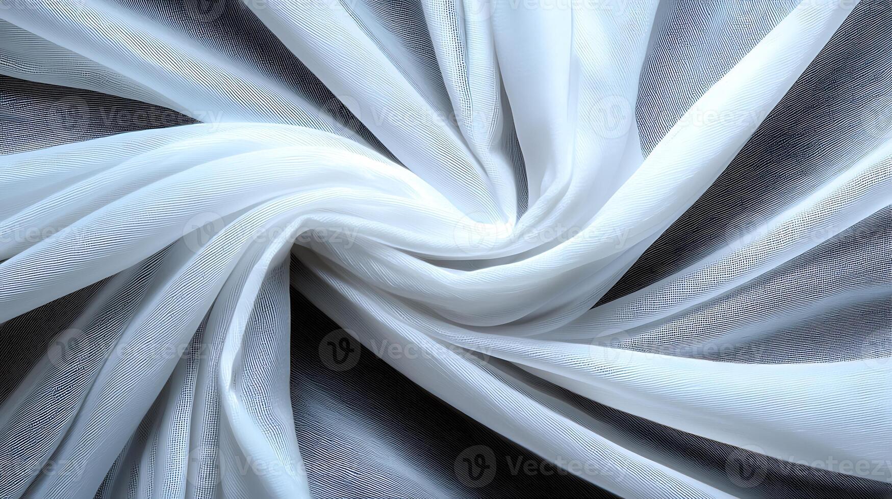 A close up of a white fabric photo