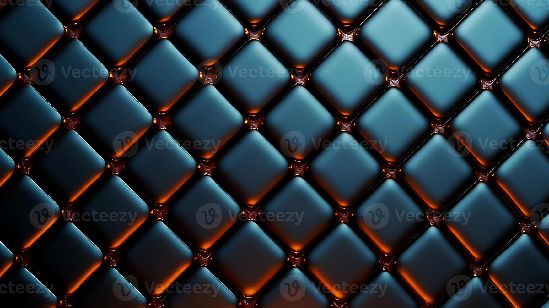 An image of a black leather wall with diamond patterns photo
