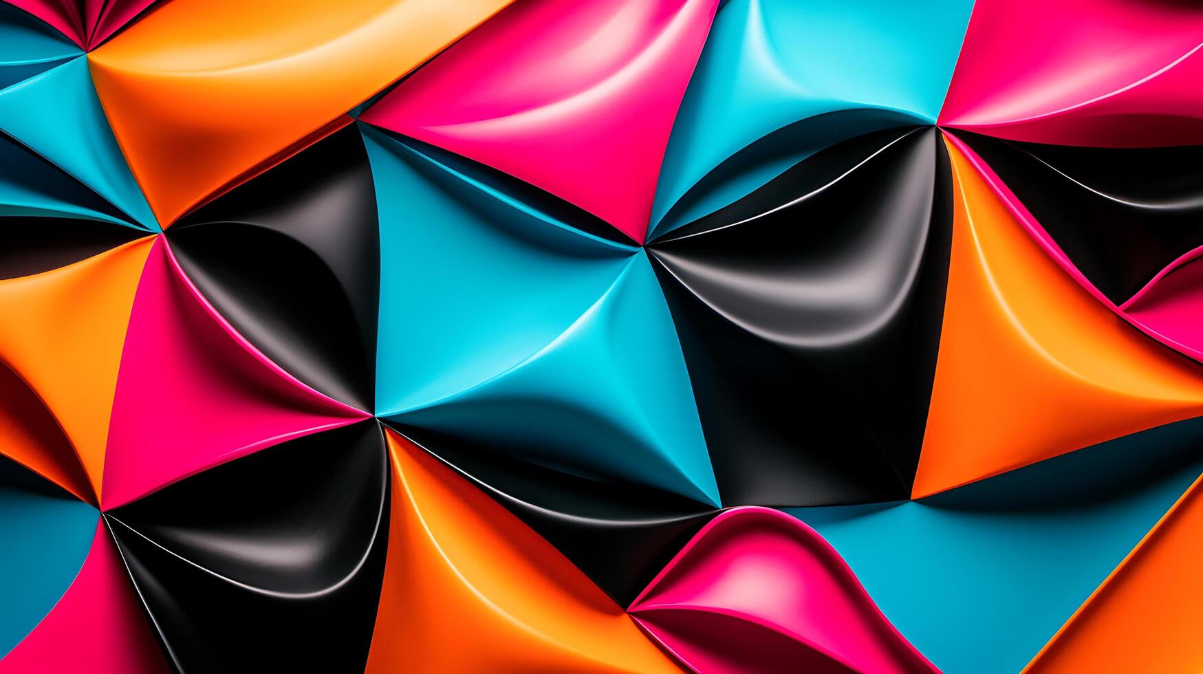 Colorful abstract background with many different colored shapes photo
