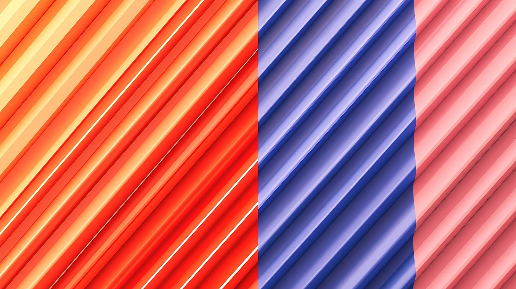 A set of four different colored stripes photo