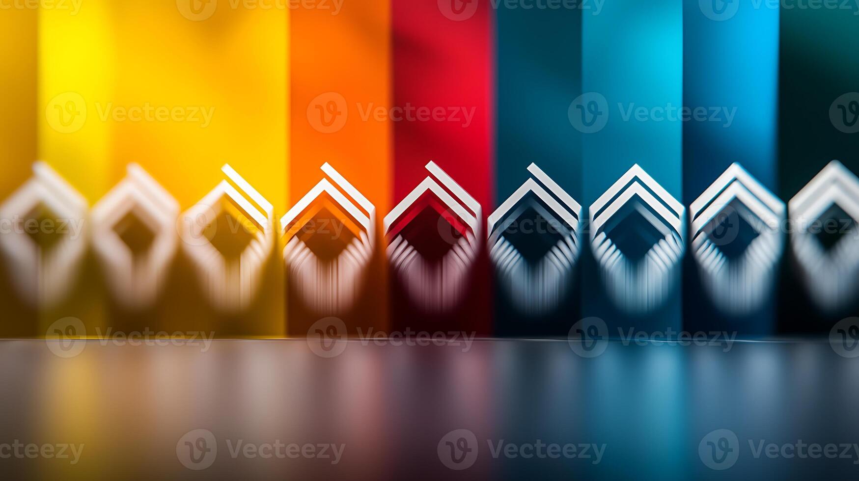 Abstract background with colorful lines and shapes photo