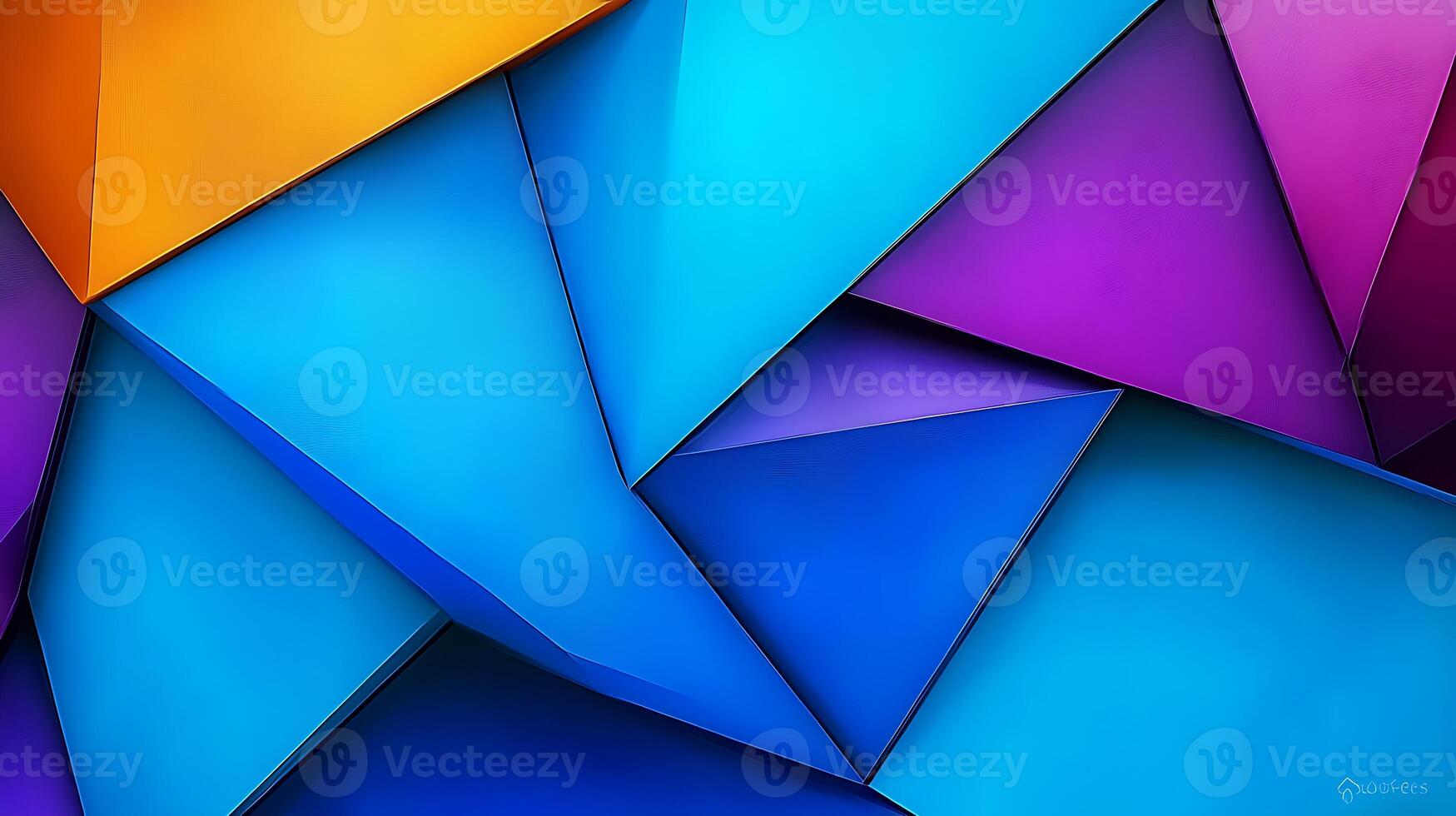 Abstract colorful geometric shapes wallpaper photo