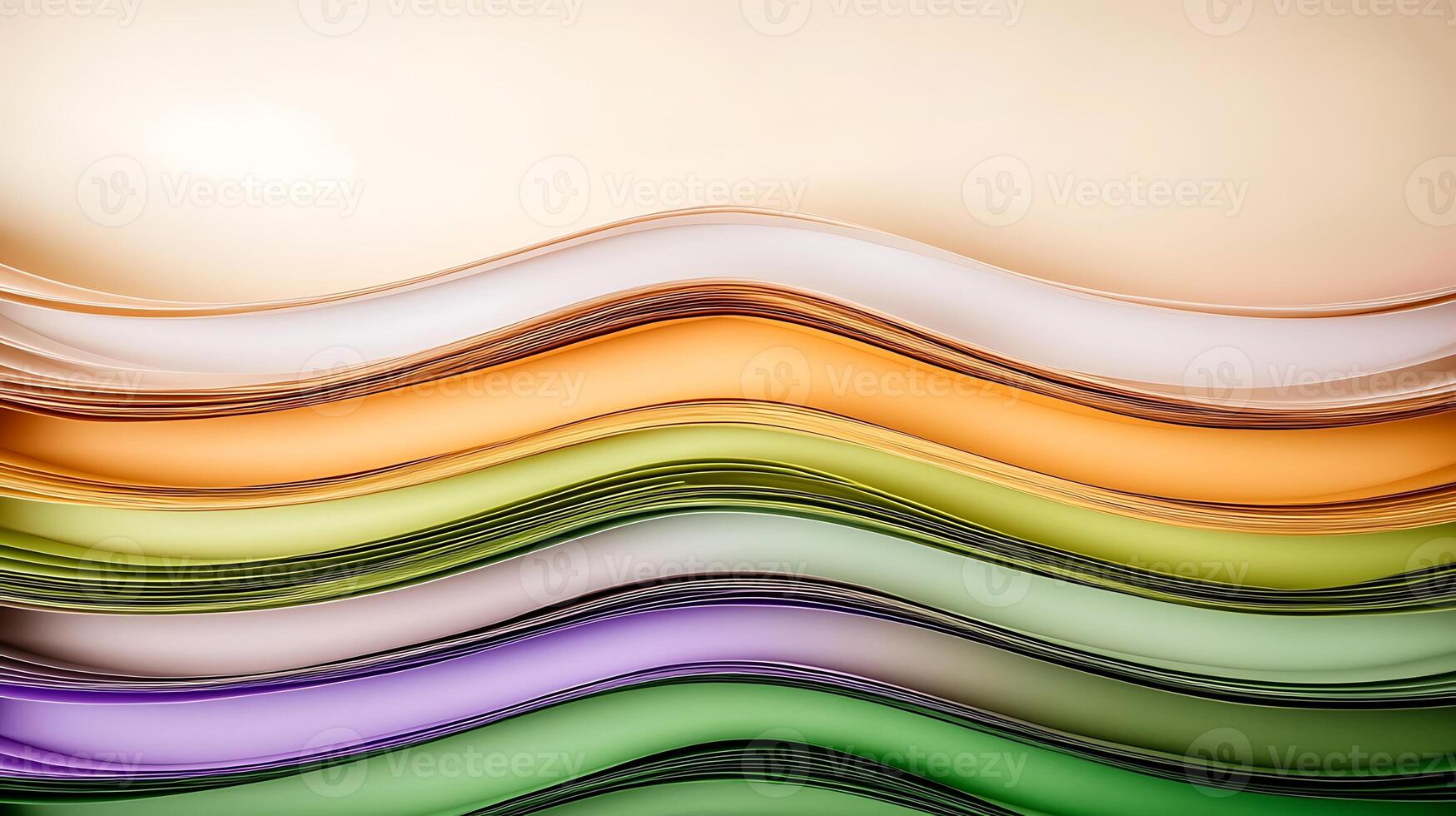 Abstract background with colorful waves photo