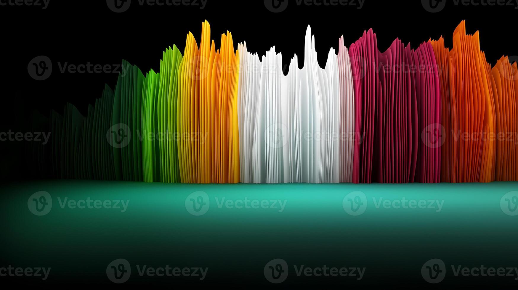 Colorful rainbow background with a black background photo
