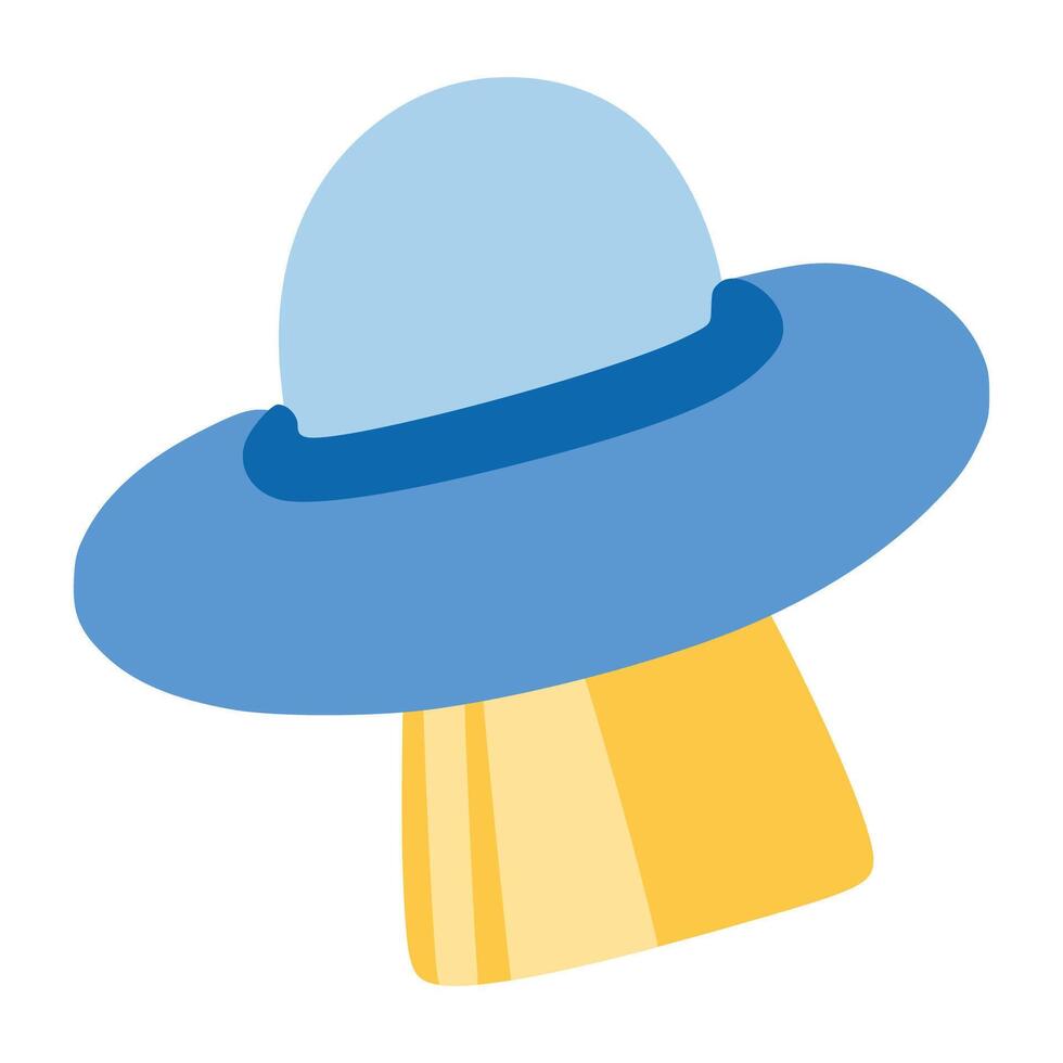 UFO with children style vector