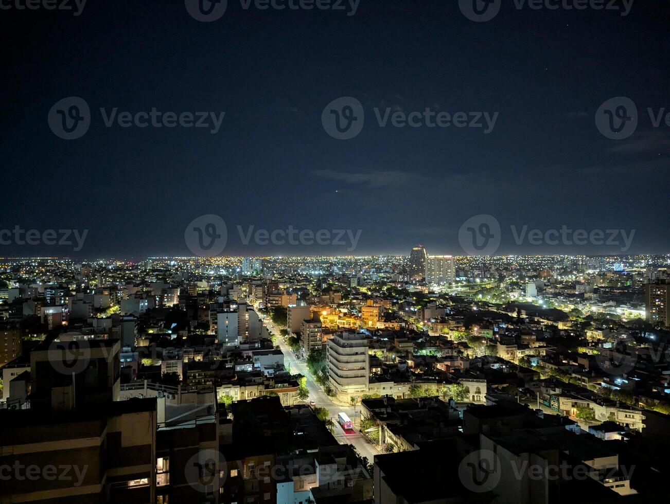 Panoramic view of the Argentine city of Cordoba from the tower of the Cardinales Cofico complex photo