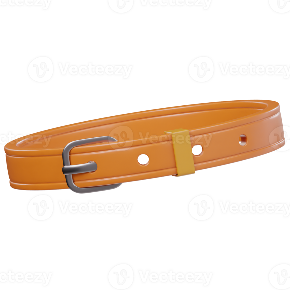 Pet belt icon isolated 3d rendering illustration png