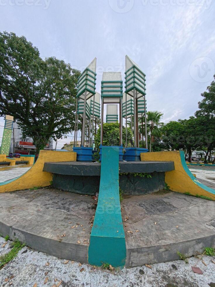 Unique Architectural Structure in Urban Public Area photo