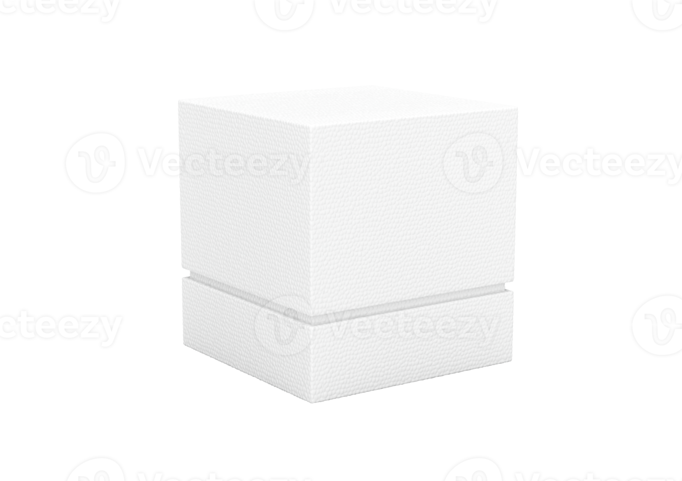 A Sleek White Square Box With A Textured Surface For Storage And Packaging Concept, 3d Illustration png