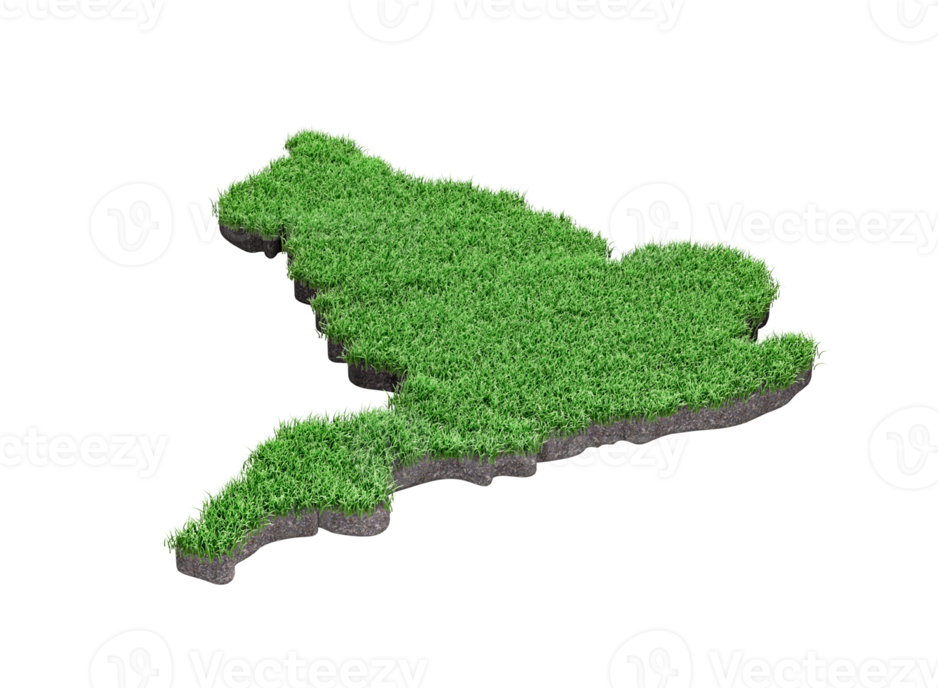 England Map Soil Land Geology Cross Section Green Grass And Rock Ground Texture 3d Illustration png