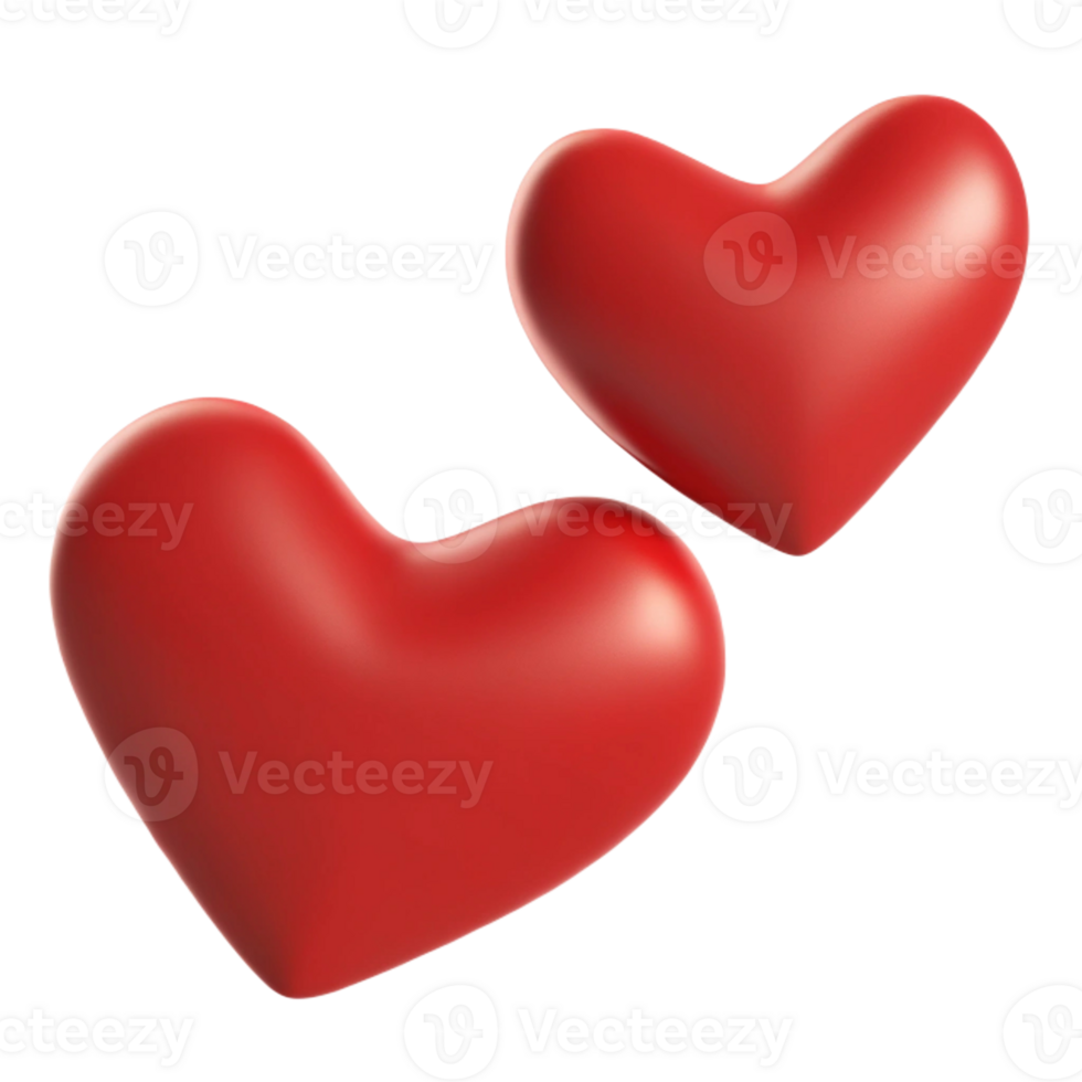 Smooth Red Heart Icon for Romantic Projects png