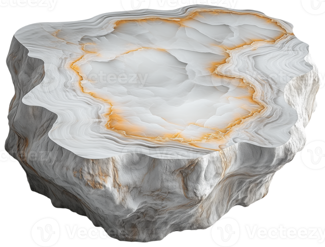 Elegant Natural Stone with Unique Patterns and Smooth Texture png