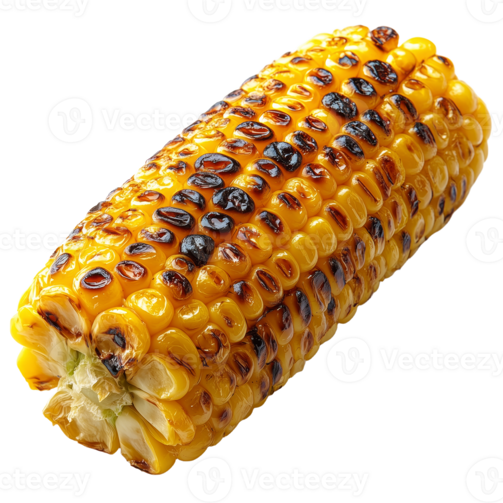 Savory Grilled Corn on the Cob with Crunchy Sweet Kernels png