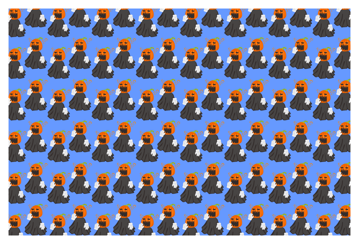 Playful Pumpkin Witch Pattern for Halloween Crafting png