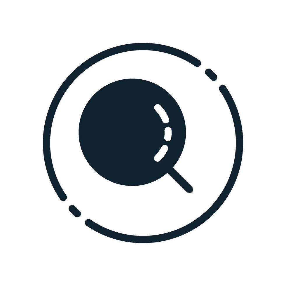 A black and white image of a black and white ball vector
