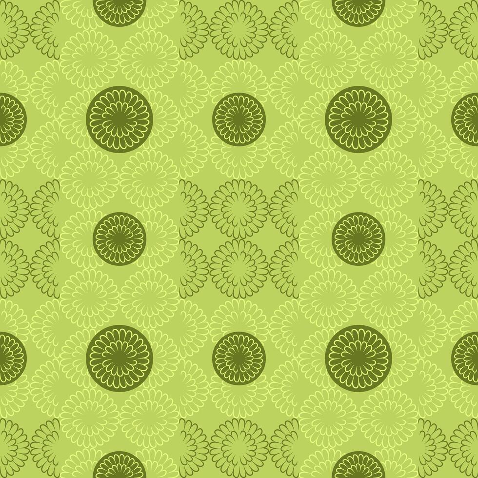 a seamless pattern with a classy abstract theme and an elegant green background. suitable for paper, fabric and background images vector