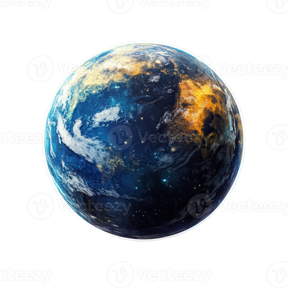 The earth is shown in this image png