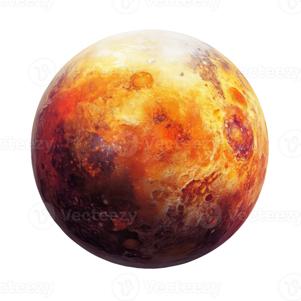 The planet venus is shown in this image png