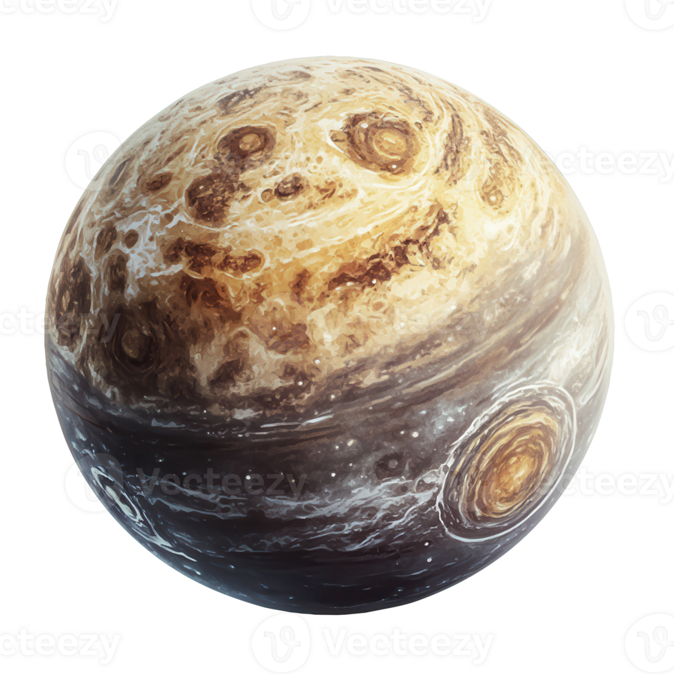 An image of the planet jupiter png