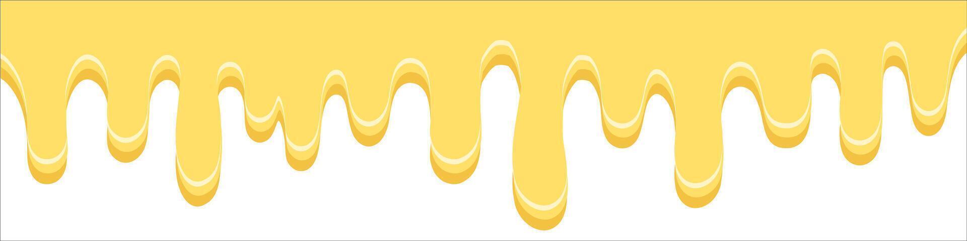 Sweet lemon donut dripping glaze. Isolated melting donut glaze. illustration vector
