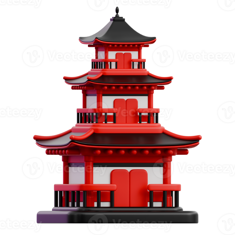 Japanese Pagoda Temple png