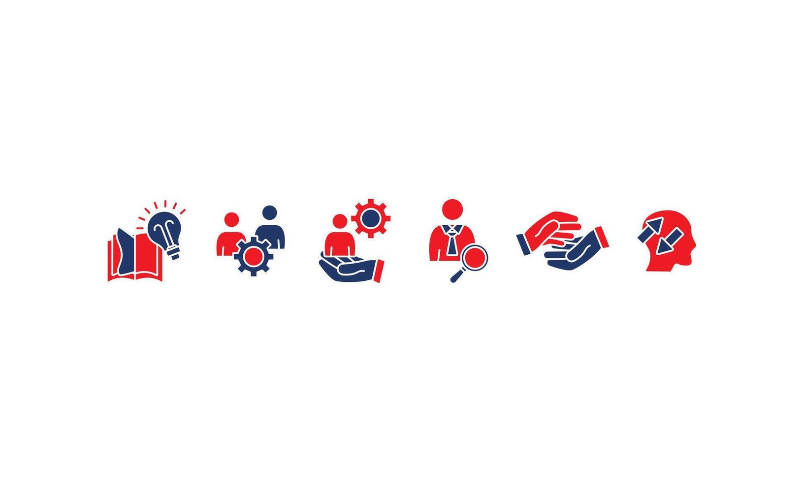 Onboarding icons set isolated on White Background vector